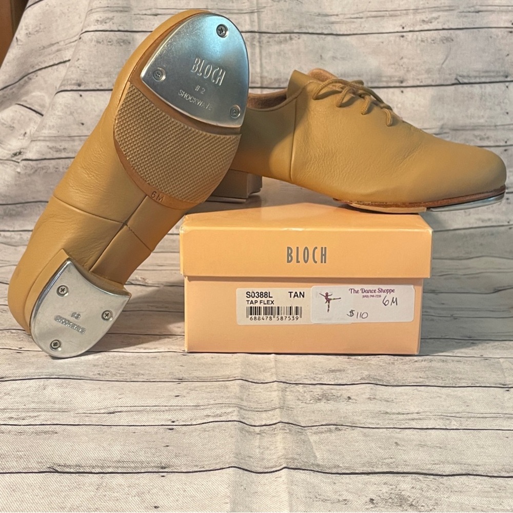 Bloch Women’s  Tan Leather Tap Shoes- Tap Flex